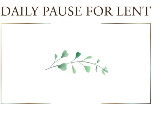 A Daily Pause for Lent – Resource